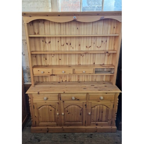 280 - Modern pine dresser (missing one upper drawer)