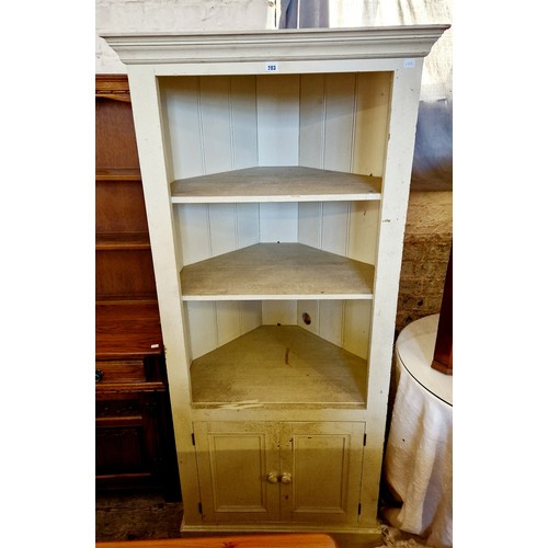 283 - Painted corner cabinet