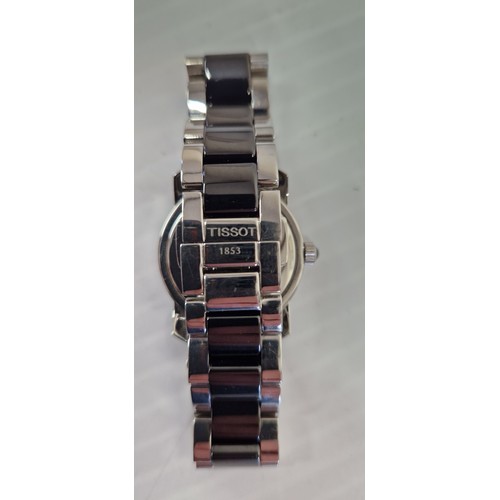 139 - Tissot Cera ladies ceramic wristwatch black
Serial No 11HA0016483, in travel case plus original box ... 