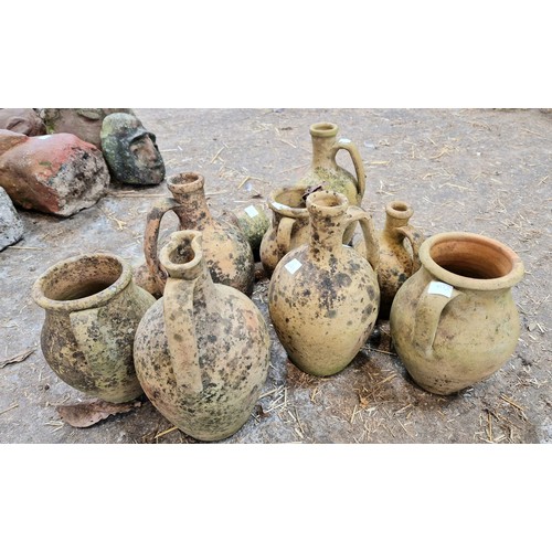 53 - Qty of terracotta ewers and jars