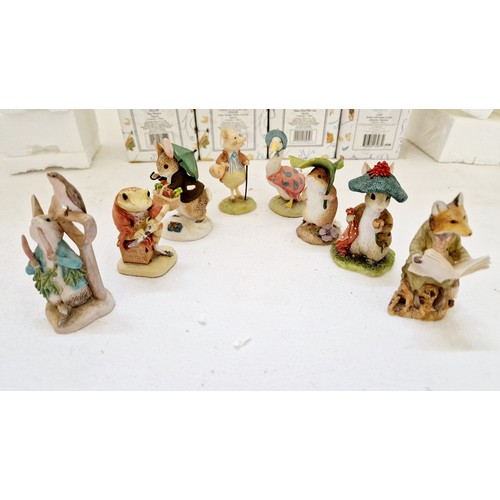 156 - Collection of eight mint boxed Border Fine Arts World of Beatrix Potter figures