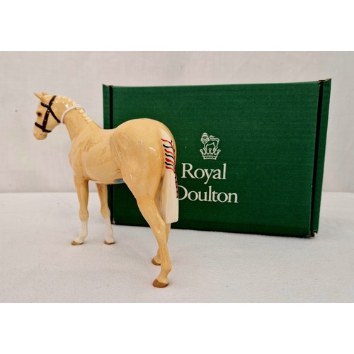 159 - Royal Doulton boxed Palomino horse figurine