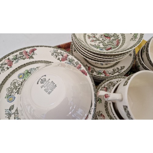 177 - Quantity of Johnson Bros Indian Tree dinner ware