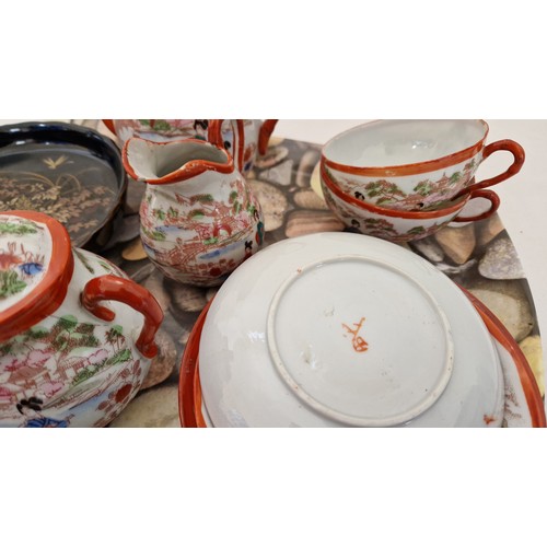 179 - Collection of oriental and decorative tea ware