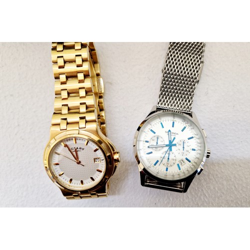 302 - Cased gents Sekonda and Rotary wristwatches