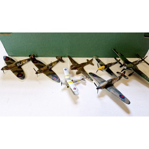 350 - Quantity of die cast and plastic model aircraft