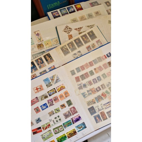 12 - Ten albums of various 20th century GB and world stamps