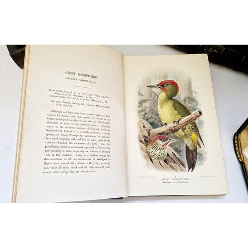 25 - Birds of the British Islands, volumes 1-7 by Lord Lilford FZS, reprinted by R.H Porter 1885-1897 in ... 