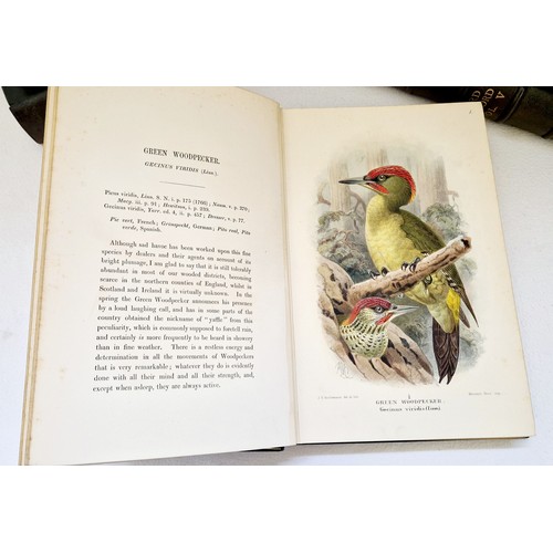 25 - Birds of the British Islands, volumes 1-7 by Lord Lilford FZS, reprinted by R.H Porter 1885-1897 in ... 