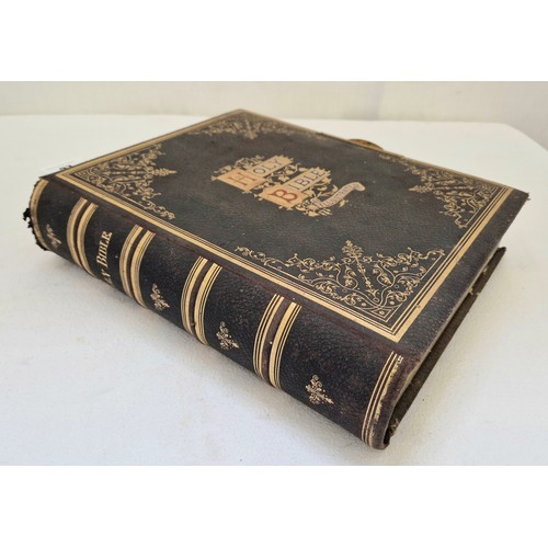 27 - Gilt leather bound Holy Bible printed by Eyre & Spottiswoode complete with gilt edging and clasp