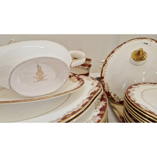 78 - Qty of dinnerware including Royal Doulton Winthrop Duchess Winchester