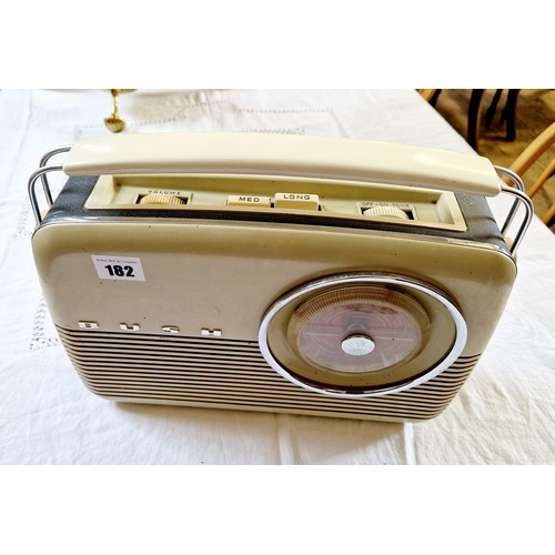 182 - Vintage Bush type TR 82C radio