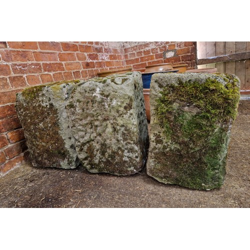 509 - Three standing saddle stones