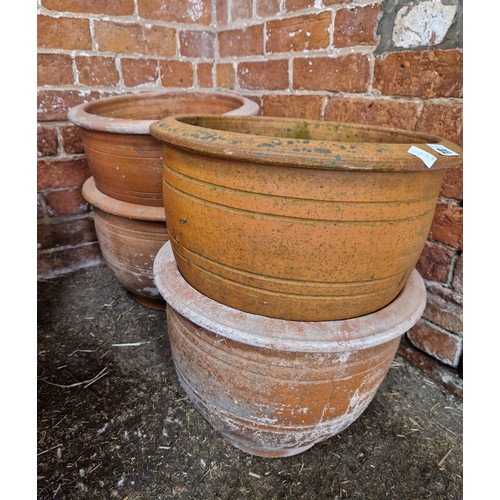 511 - Two pairs of terracotta planters