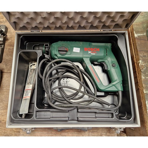 526 - Cased Bosch xcel PBH hammer drill