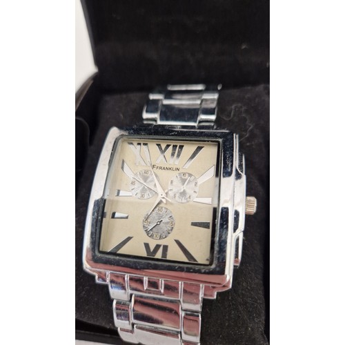 270 - Franklin boxed gents wrist watch