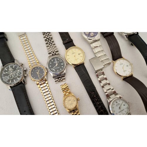 272 - Qty of ladies and gents modern wristwatches in working order