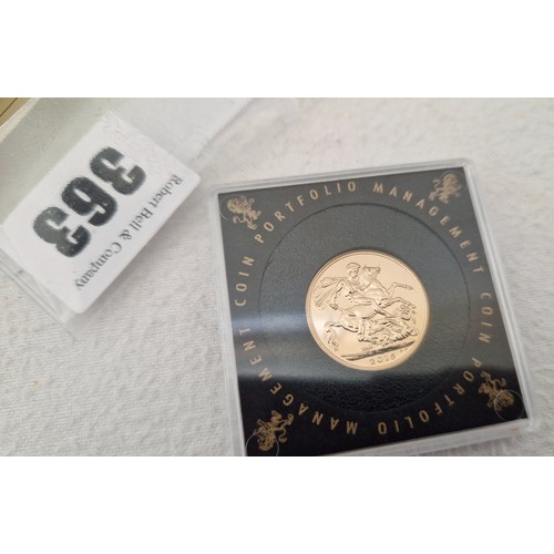 363 - 2015 EII proof sovereign, cased coin Portfolio Management with Certificate of Provenance