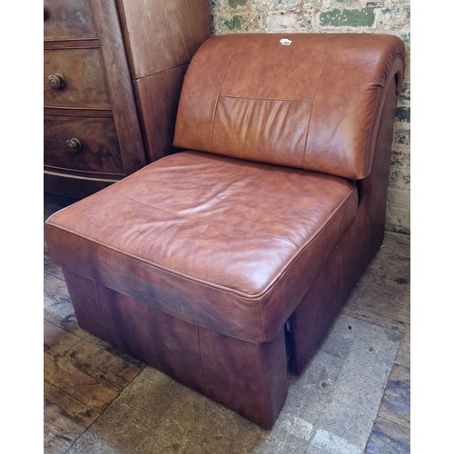 488 - Leatherette bed chair