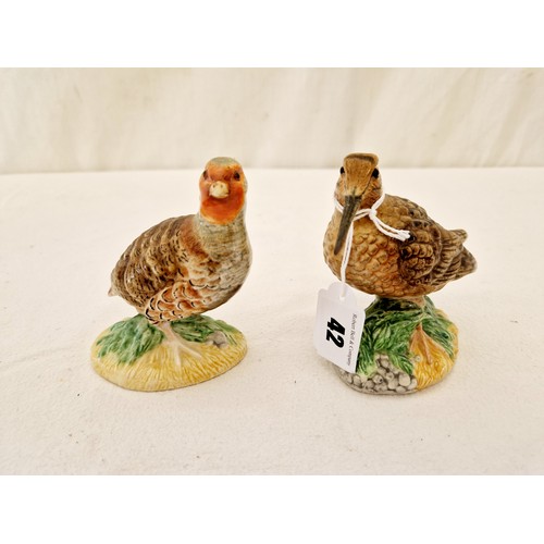 42 - Beswick gloss Snipe and Grouse