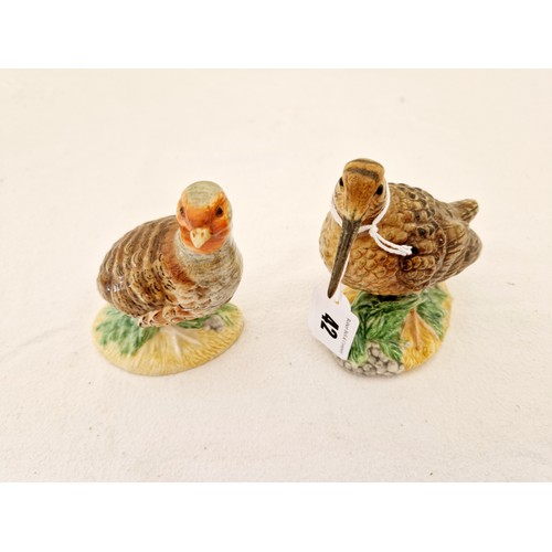 42 - Beswick gloss Snipe and Grouse