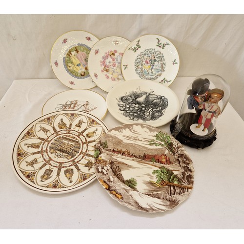 57 - Various Royal Doulton and Wedgewood collectors plates etc