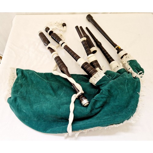 167 - Set of modern bag pipes