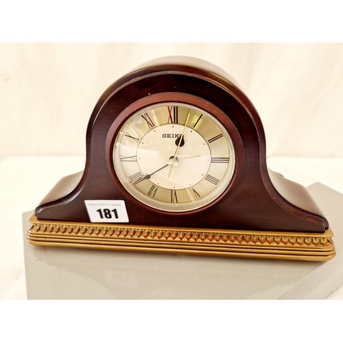 181 - Seiko quartz mantel clock