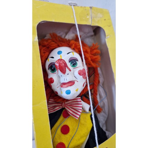 215 - Boxed Pelham clown puppet