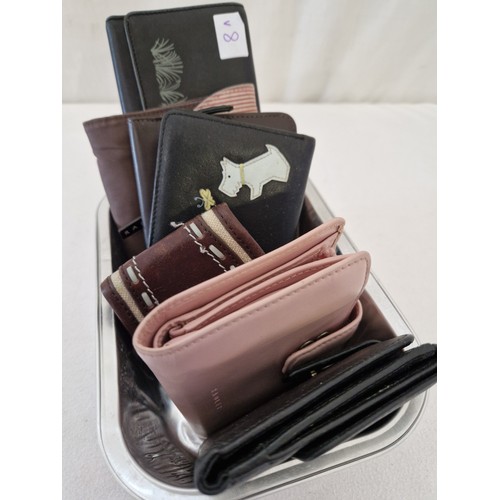 255 - Six Radley purses and a passport holder