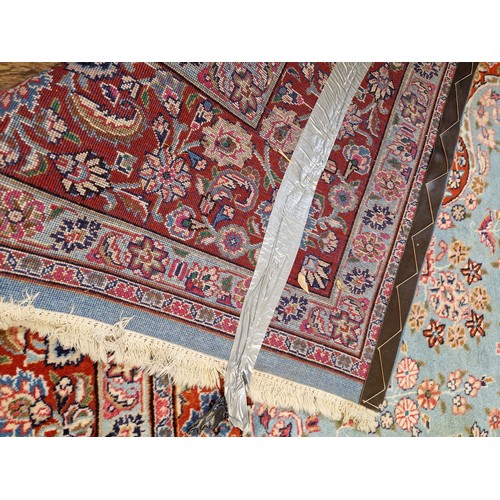 316 - Afghan colourful design woollen rectangular rug approx. 342cm x 250cm