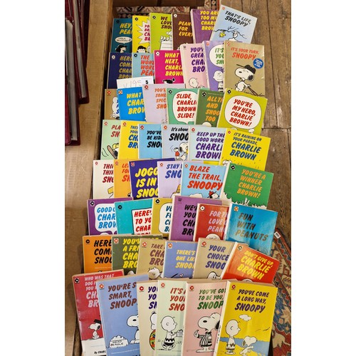 5 - Approx. 48 Coronet paperback Peanuts volumes by Schulz