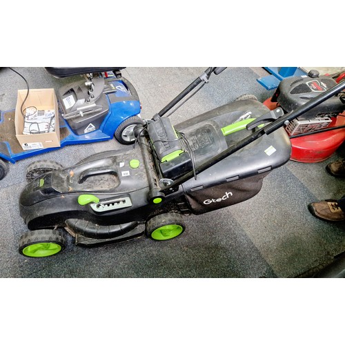 414 - G-Tech cordless lawnmower