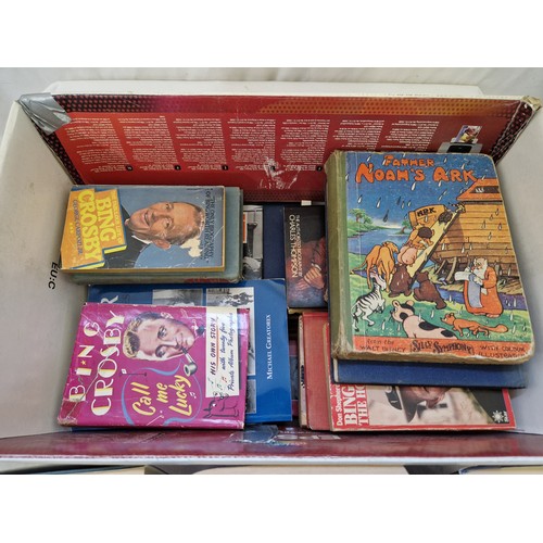 7 - Box of various volumes of WWII, Bing Crosby etc