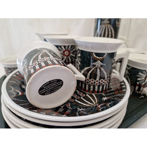 82 - Portmeirion Magic City coffee ware