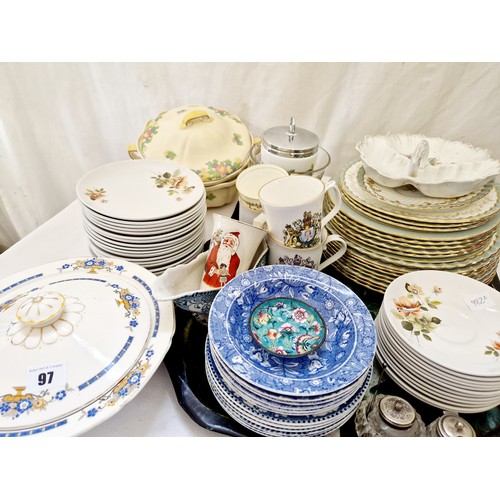 97 - Quantity of Grindley and other dinnerware