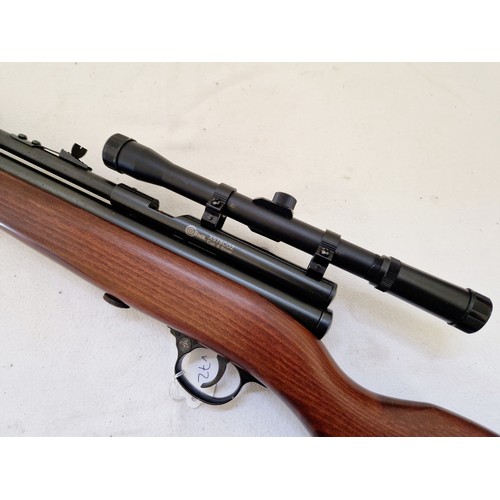 165 - SMK XS 78 CO2 air rifle .22 with 4 x 20 scope