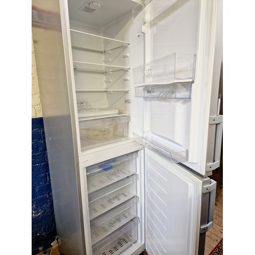 252 - Beko fridge/freezer with drink dispenser