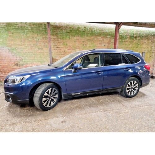 436 - Subaru Legacy Outback 2015 Reg. FT15 SUY Dark Blue c.117k miles, automatic, 2 ltr, MOT 04/2025. Good... 