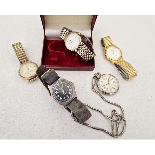 231 - Four various gents wristwatches, cased Rotary; vintage Swiss Antigone; Sekonda; quartz military and ... 