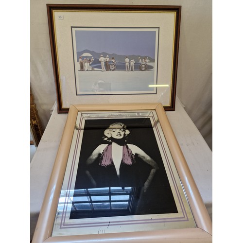 31 - Marilyn Monroe and a Jack Vettriano print