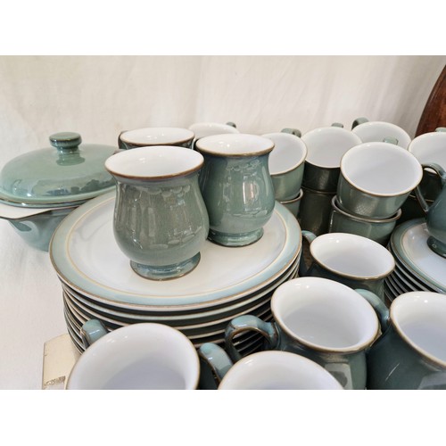 62 - Denby stoneware Regency Green dinnerware