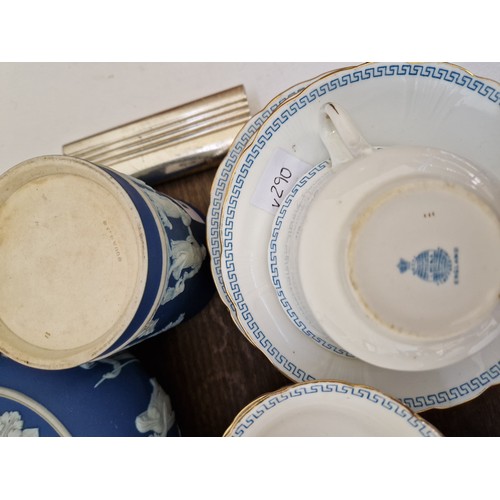 63 - Various tea and dinnerware incl. jasperware