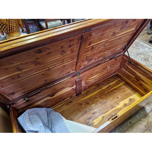 315 - Large modern fruitwood coffer