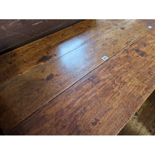 387 - Georgian oak rectangular gate-leg table