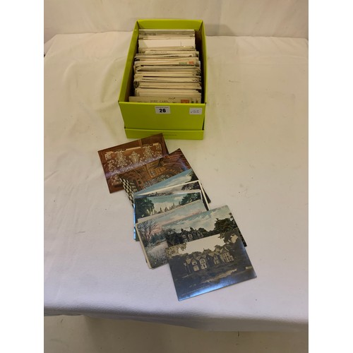 26 - Box of loose GB 20th century used and unused photographic postcards, predominantly Norfolk