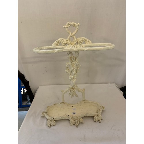 146 - Cast metal stick stand in vine form