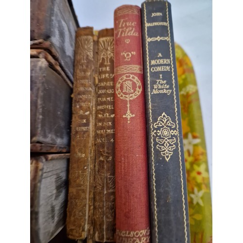 26 - Various volumes incl. 10 calf bound predominantly poetical works Rossetti, Browning, Scott etc