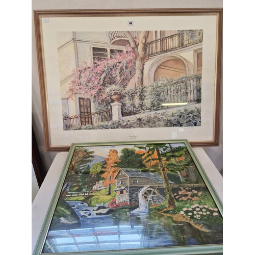 43 - Signed Ltd Ed print 'A balcony in Monaco' by Matthew Albert Miles 662/950 signed on the mount and co... 