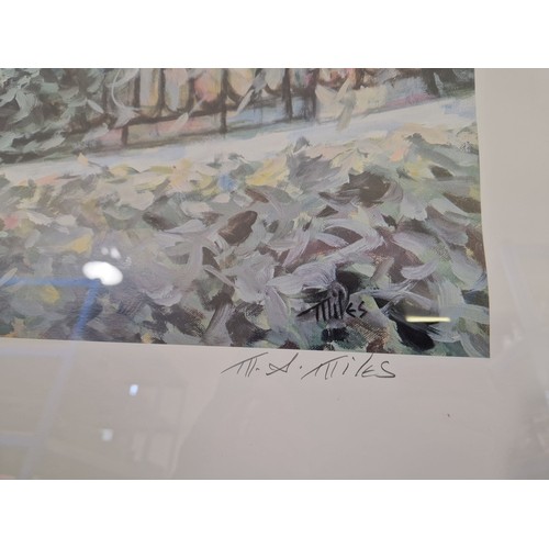 43 - Signed Ltd Ed print 'A balcony in Monaco' by Matthew Albert Miles 662/950 signed on the mount and co... 